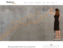 Tablet Screenshot of dumontproject.com